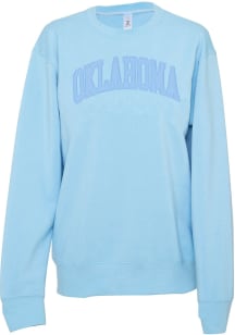 Oklahoma Sooners Womens Light Blue Sport Crew Sweatshirt