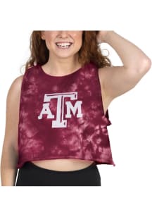 Texas A&amp;M Aggies Womens Maroon Cloud Dye Tank Top