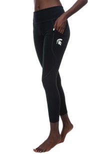 Michigan State Spartans Womens Black Pocket Pants