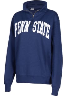Penn State Nittany Lions Womens Navy Blue Sport Fleece 1/4 Zip Pullover