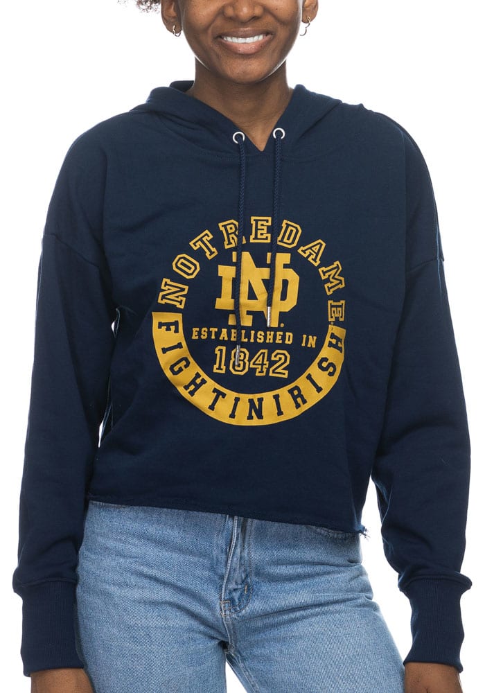 Notre dame cheap cropped sweatshirt