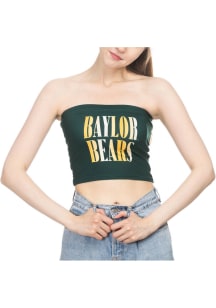 Baylor Bears Womens Green Tube Top Tank Top