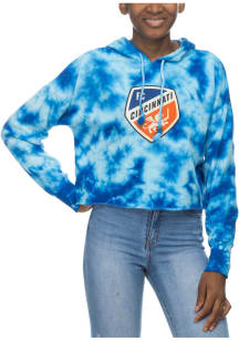 FC Cincinnati Womens Blue Cloud Hooded Sweatshirt