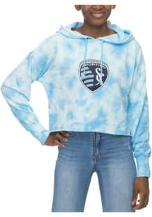 Sporting Kansas City Womens Light Blue Cloud Hooded Sweatshirt