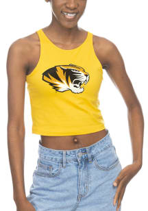 Missouri Tigers Womens Gold First Down Tank Top