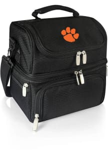 Clemson Tigers Black Pranzo Insulated Tote