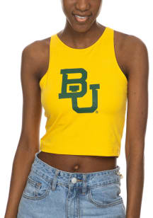 Baylor Bears Womens Gold First Down Tank Top