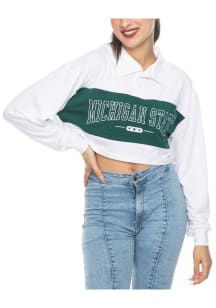 Michigan State Spartans Womens  Rugby LS Tee