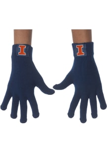 Illinois Fighting Illini Knit Womens Gloves