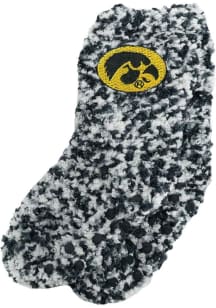 Iowa Hawkeyes Yellow Marled Slipper Youth Crew Socks