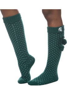 Michigan State Spartans Logo Womens Knee Socks