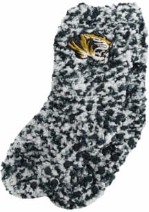 Missouri Tigers Black Marled Slipper Youth Crew Socks