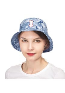 Illinois Fighting Illini Blue Vapor Bucket Mens Bucket Hat