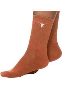 Texas Longhorns Mid Calf Womens Crew Socks