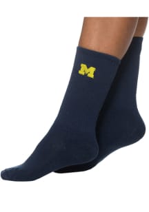 Michigan Wolverines Mid Calf Womens Crew Socks