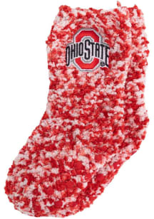 Ohio State Buckeyes Red Marled Slipper Youth Crew Socks