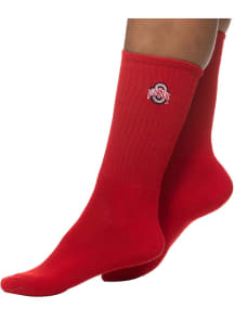 Ohio State Buckeyes Mid Calf Womens Crew Socks