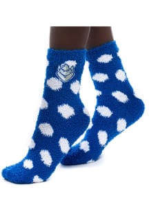 Saint Louis Billikens Fuzzy Dot Womens Quarter Socks