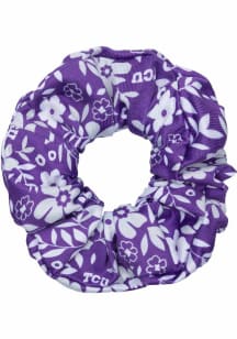 TCU Horned Frogs Floral Womens Hair Scrunchie