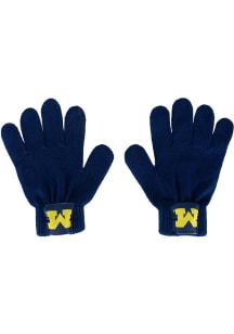 Michigan Wolverines Logo Youth Gloves