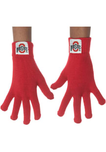Ohio State Buckeyes Knit Womens Gloves