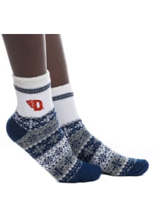Dayton Flyers Holiday Team Color Womens Quarter Socks