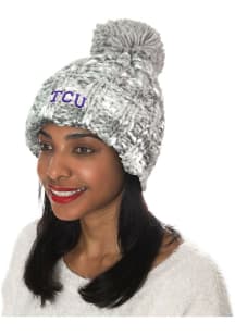 TCU Horned Frogs Purple Knit Marled Womens Knit Hat