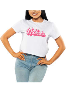 K-State Wildcats Womens White Barbie Short Sleeve T-Shirt