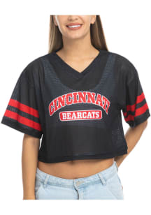 Womens Black Cincinnati Bearcats Mesh Jersey Fashion Football