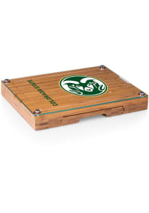Colorado State Rams Concerto Tool Set and Glass Top Cheese Serving Tray
