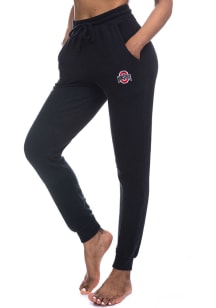 Ohio State Buckeyes Womens Sweater Jogger Black Sweatpants