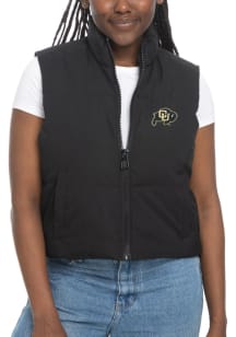 Colorado Buffaloes Womens Black Puffer Vest