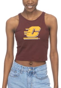 Central Michigan Chippewas Womens Maroon First Down Tank Top