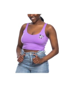 Womens Lavender K-State Wildcats Athletic Tank Top