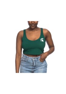 Womens Green Michigan State Spartans Athletic Tank Top