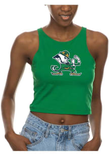 Notre Dame Fighting Irish Womens Kelly Green First Down Tank Top