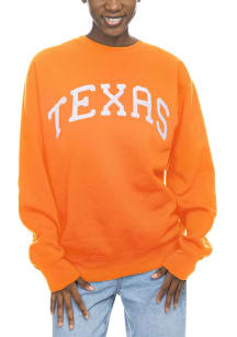 Texas Longhorns Womens Burnt Orange Sport Crew Sweatshirt