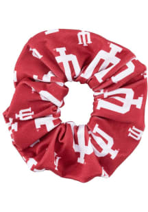 Allover Print Indiana Hoosiers Womens Hair Scrunchie - Red