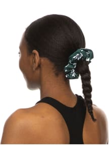 Allover Print Michigan State Spartans Womens Hair Scrunchie - Green