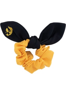 Colorblock Iowa Hawkeyes Womens Hair Scrunchie - Black