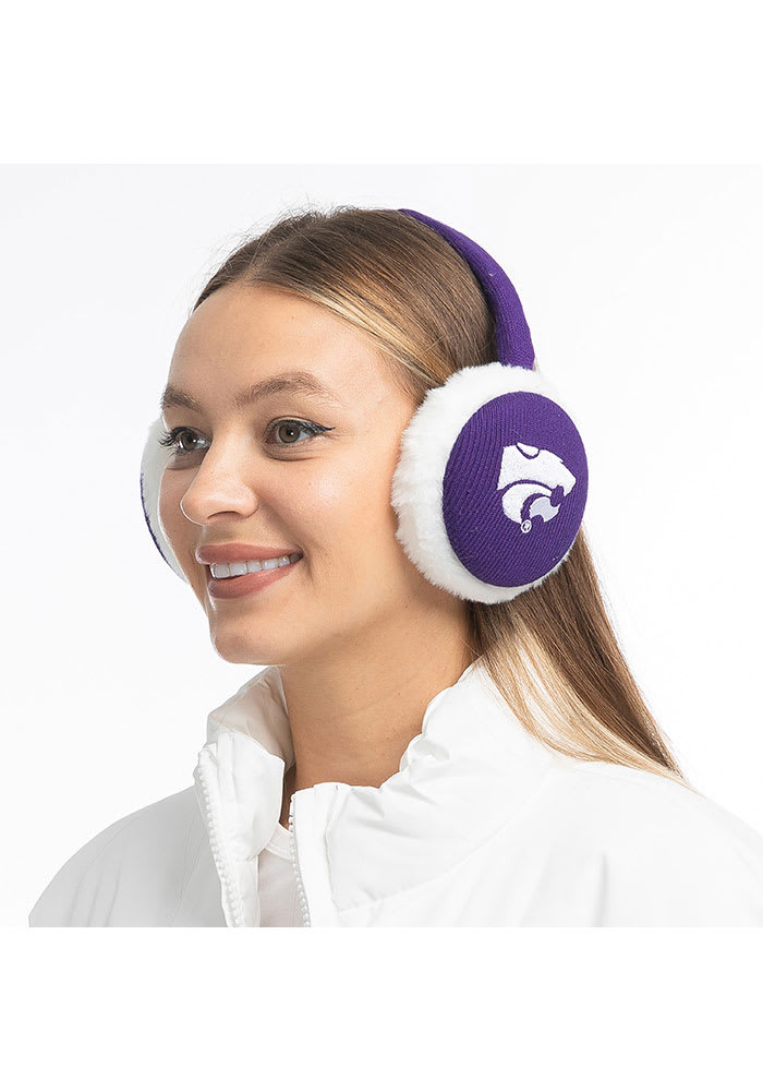 PURPLE Fashion Knit K-State Wildcats Womens Ear Muffs - 74282895