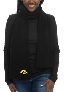 Fashion Knit Iowa Hawkeyes Womens Scarf - Black