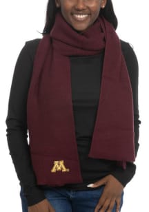 Fashion Knit Minnesota Golden Gophers Womens Scarf - Red