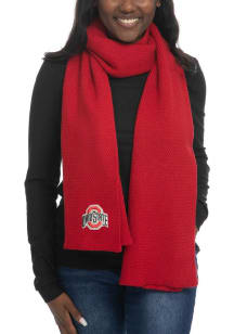 Fashion Knit Ohio State Buckeyes Womens Scarf - Red