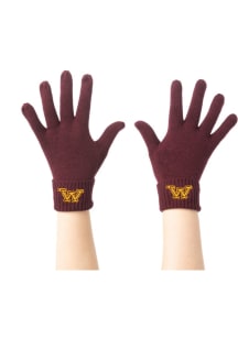 Fashion Knit Minnesota Golden Gophers Womens Gloves - Red