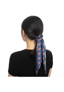 Mini Logo Illinois Fighting Illini Womens Hair Scrunchie - Navy Blue