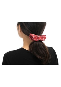 Paisley Print Indiana Hoosiers Womens Hair Scrunchie - Red