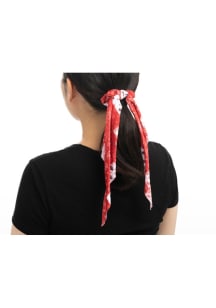 Patchwork Ohio State Buckeyes Womens Hair Scrunchie - Red