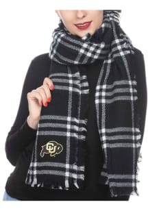 Colorado Buffaloes Plaid Blanket Womens Scarf