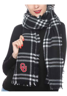 Oklahoma Sooners Plaid Blanket Womens Scarf